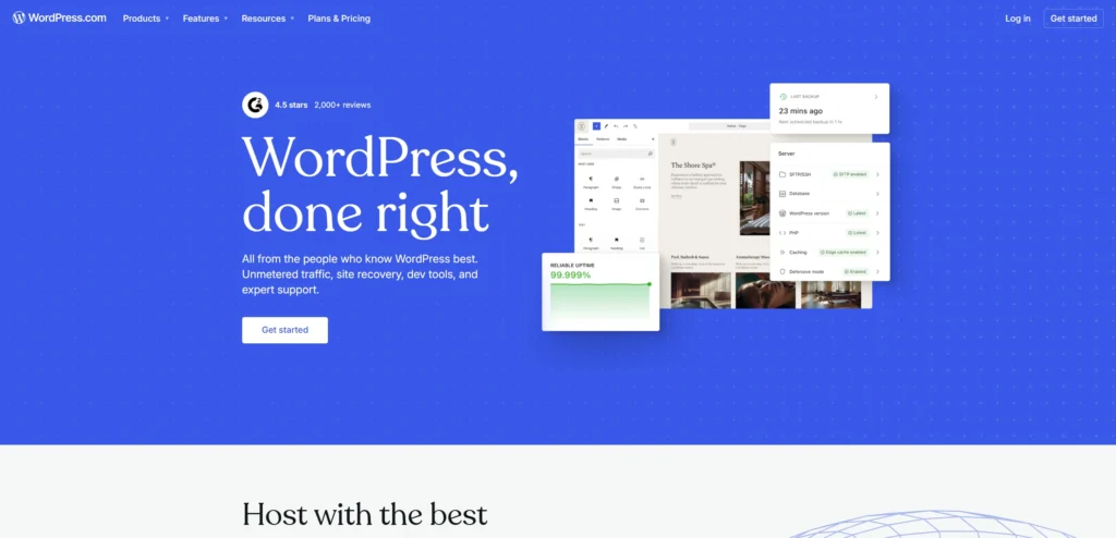 WordPress dashboard admin panel overview