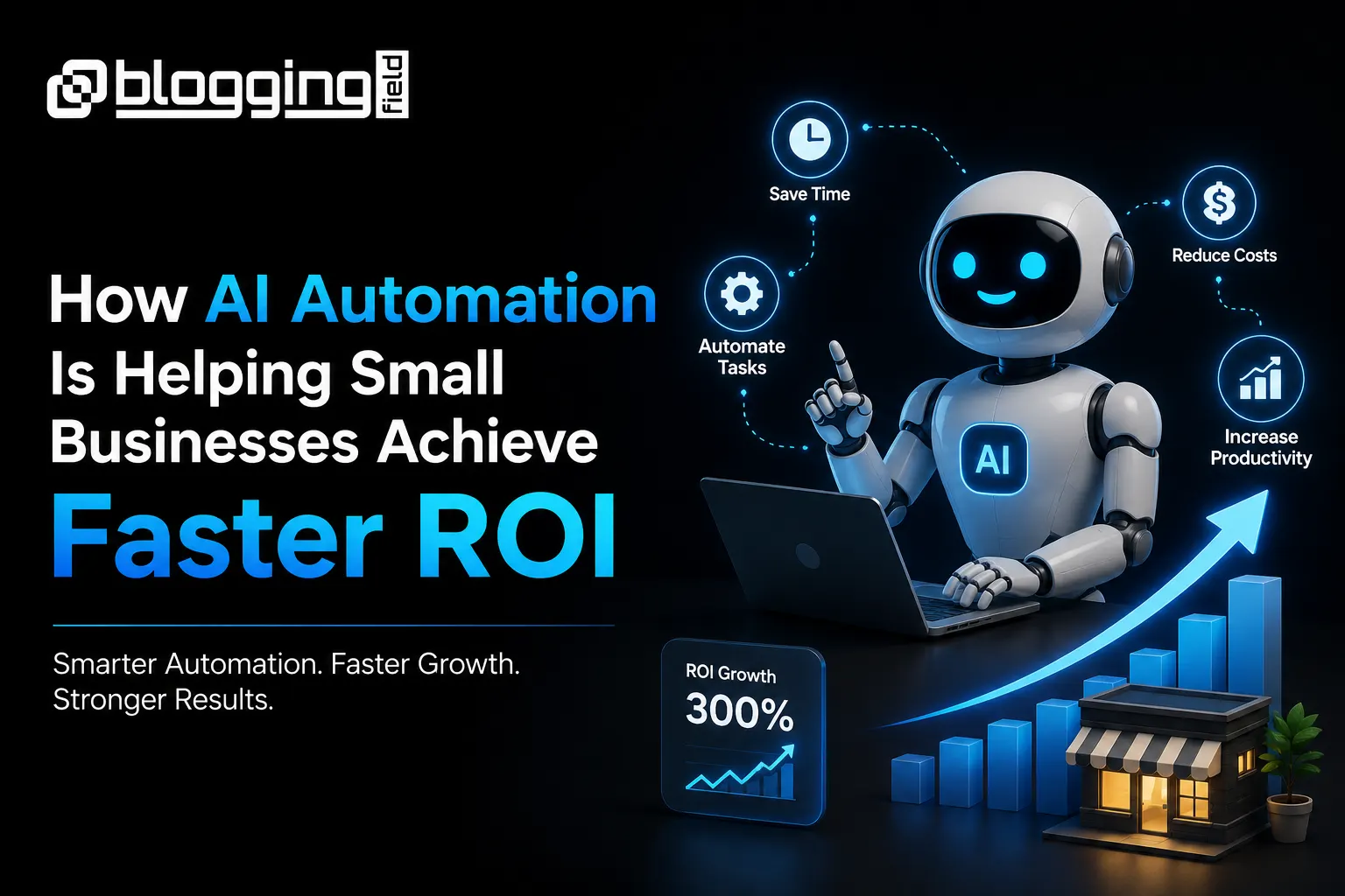 AI automation helping small businesses achieve faster ROI and growth