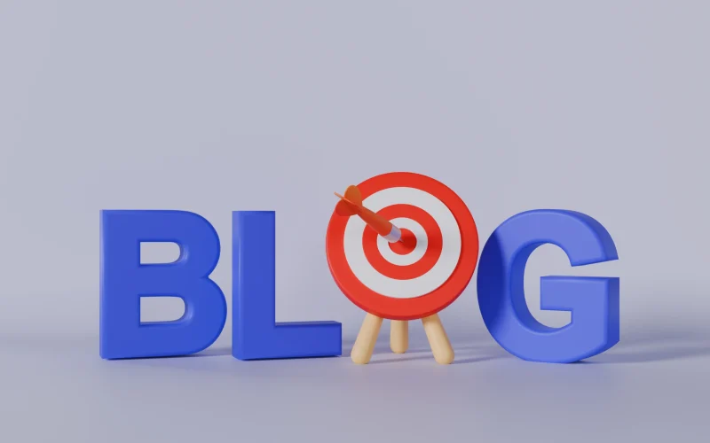 blog-sign-archery-target-with-dart-center-pastel-color-background